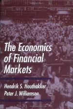 The economics of financial markets