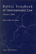 Baltic yearbook of international law. Vol. 4, 2004