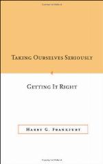 Taking Ourselves Seriously &amp; Getting It Right