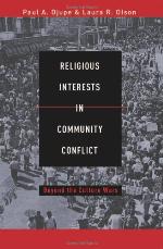 Religious interests in community conflict : beyond the culture wars