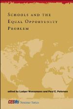 Schools and the equal opportunity problem