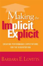 Making the implicit explicit : creating performance expectations for the dissertation