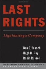 Last rights : liquidating a company