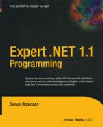 Expert .NET 1.1 programming