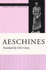 Aeschines (The Oratory of Classical Greece, Vol. 3; Michael Gagarin,