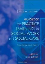 Handbook for practice learning in social work and social care : knowledge and theory