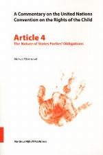 Article 4 : the nature of states parties' obligations