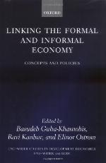 Linking the formal and informal economy : concepts and policies