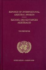 Reports of international arbitral awards. Vol. XXVIII = Recueil des sentences arbitrales.