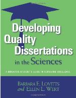 Developing Quality Dissertations in the Sciences
