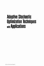 Adaptive stochastic optimization techniques with applications