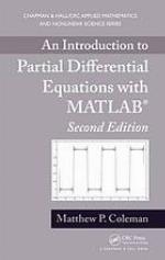 An introduction to partial differential equations with MATLAB