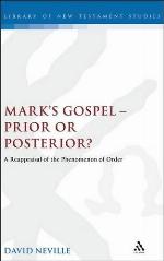 Mark's Gospel--Prior or Posterior?