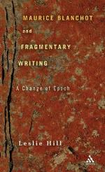 Maurice Blanchot and Fragmentary Writing