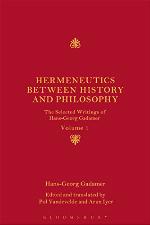 Hermeneutics between History and Philosophy