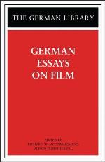 German Essays on Film