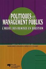 Politiques et management publics.