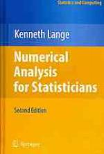 Numerical Analysis for Statisticians