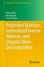 Projection Matrices, Generalized Inverse Matrices, and Singular Value Decomposition