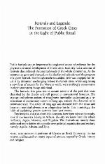 Festivals and Legends