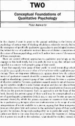 Qualitative Psychology