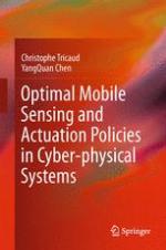 Optimal Mobile Sensing and Actuation Policies in Cyberphysical Systems