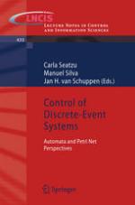 Control of Discrete-Event Systems