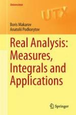 Real analysis : measures, integrals and applications