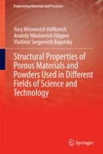 Structural properties of porous materials and powders used in different fields of science and technology