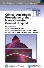 Clinical Anesthesia Procedures of the Massachusetts General Hospital