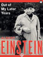 Out of My Later Years