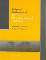 External Evaluation of IMF Economic Research Activities