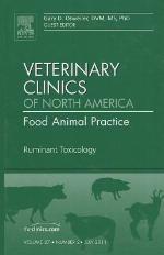 Ruminant Toxicology, an Issue of Veterinary Clinics