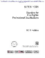 NFPA 1001, standard for fire fighter professional qualifications