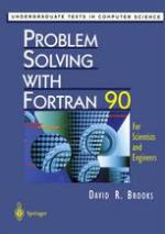 Problem solving with Fortran 90 : for scientists and engineers