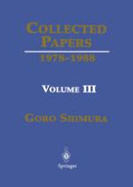 Collected papers. Volume III, 1978-1988