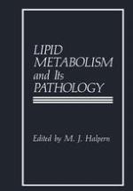 Lipid metabolism and its pathology