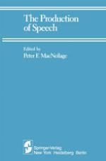 The Production of Speech