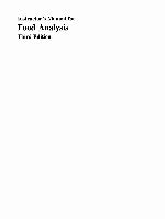 Instructor's Manual for Food Analysis : Answers to Study Questions