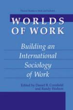 Worlds of Work Building an International Sociology of Work