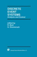 Discrete Event Systems Analysis and Control