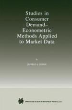 Studies in Consumer Demand - Econometric Methods Applied to Market Data