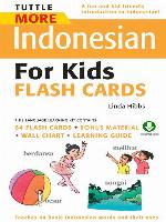 Tuttle More Indonesian for Kids Flash Cards