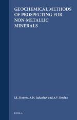 Geochemical Methods of Prospecting for Non-Metallic Minerals
