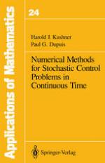 Numerical Methods for Stochastic Control Problems in Continuous Time