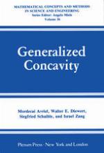 Generalized Concavity