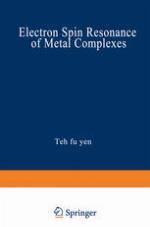 Electron Spin Resonance of Metal Complexes : Proceedings of the Symposium on ESR of Metal Chelates at the Pittsburgh Conference on Analytical Chemistry and Applied Spectroscopy, held in Cleveland, Ohio, March 4-8, 1968