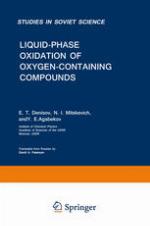 Liquid-Phase Oxidation of Oxygen-Containing Compounds.