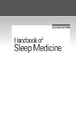 Handbook of Sleep Medicine.
