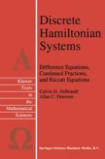 Discrete Hamiltonian systems : difference equations, continued fractions, and Riccati equations